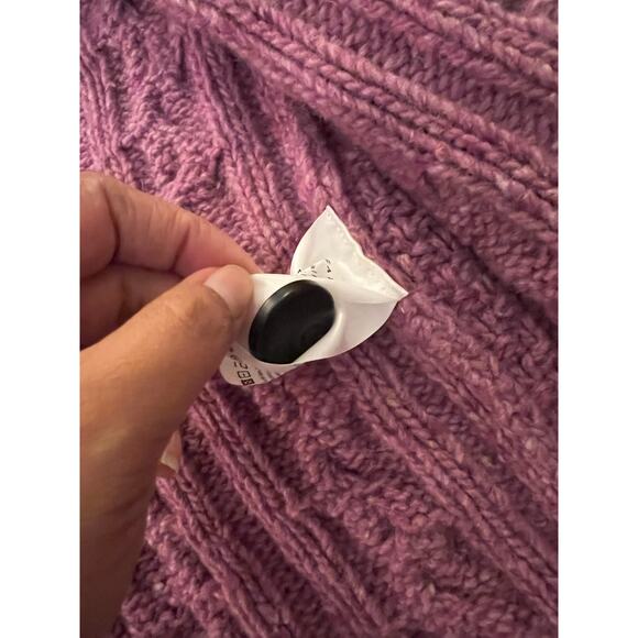 La Maille Sezane Andina Gilet Jumper in Pink Garden Size S✨ - Picture 15 of 16